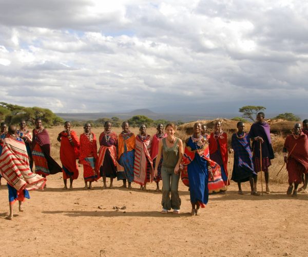 Danse avec les Massais - Amboseli